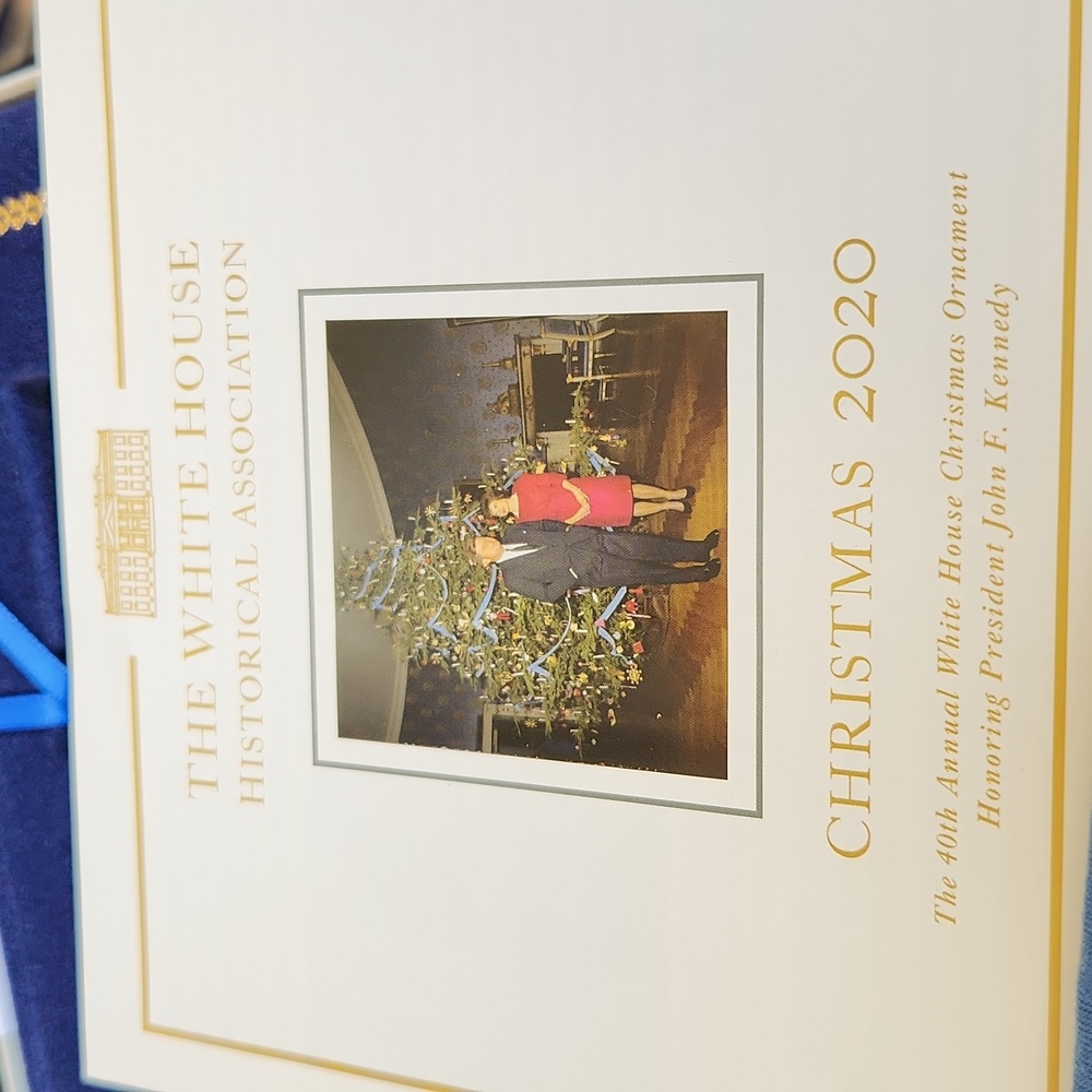 NWT White House 2020 Ornament John F Kennedy JFK - Picture 2 of 5